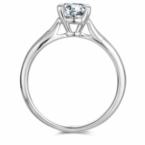Lab Grown Diamond Platinum Pt950 diamond ring In 18K White Gold